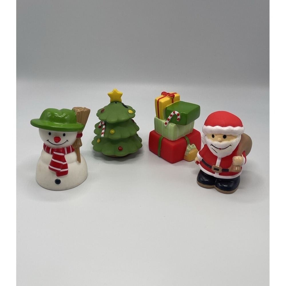 🏝️ Elegant Baby Christmas Party Squirtie Bath‎ Set of 4
